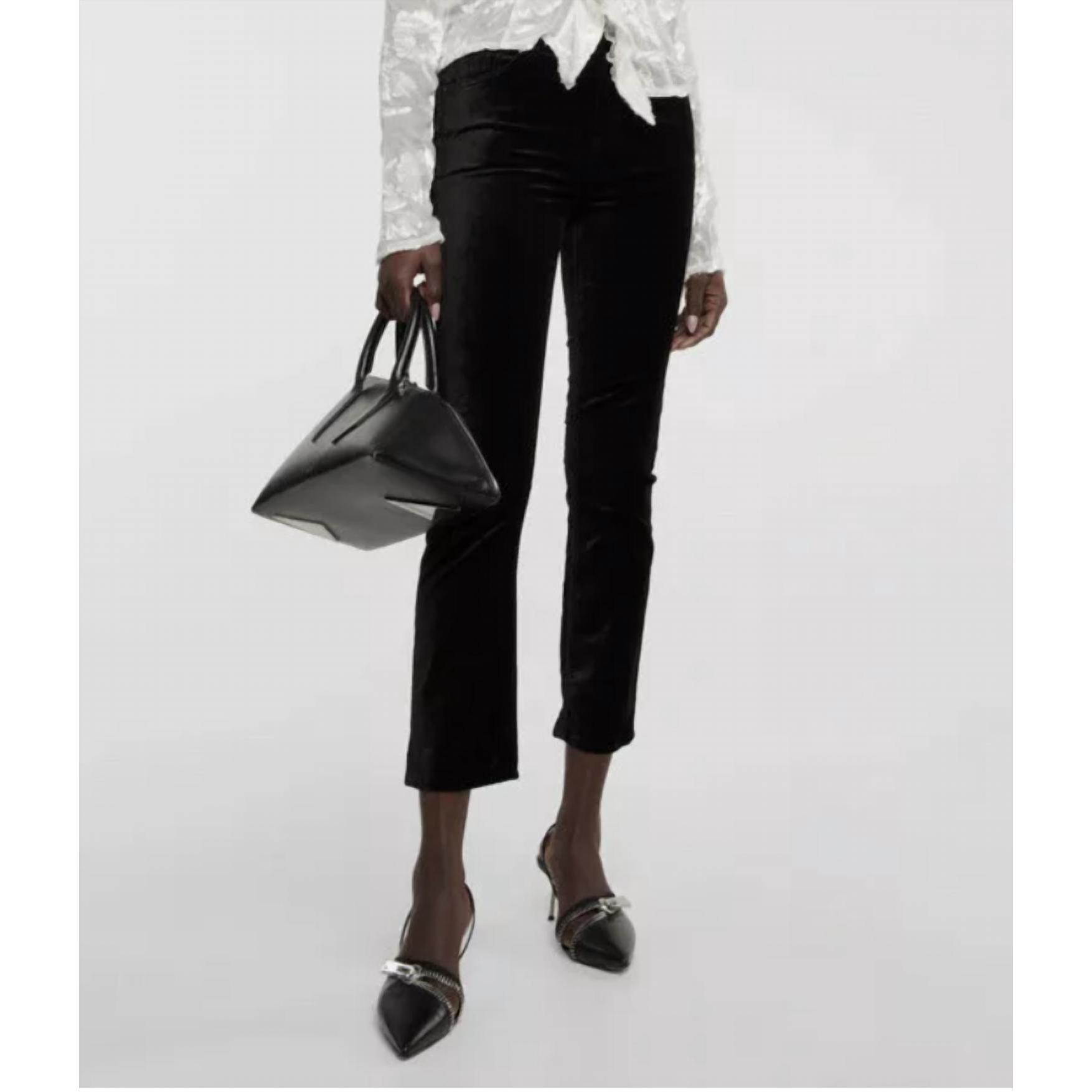 New Citizens Of Humanity Jolene High Rise Vintage Slim Jean In Black Velvet